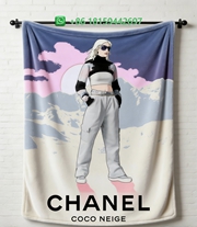 Chanel Throw Blankets